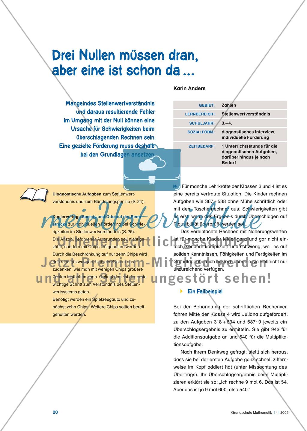 Drei Nullen müssen dran, aber eine ist schon da … Preview 1