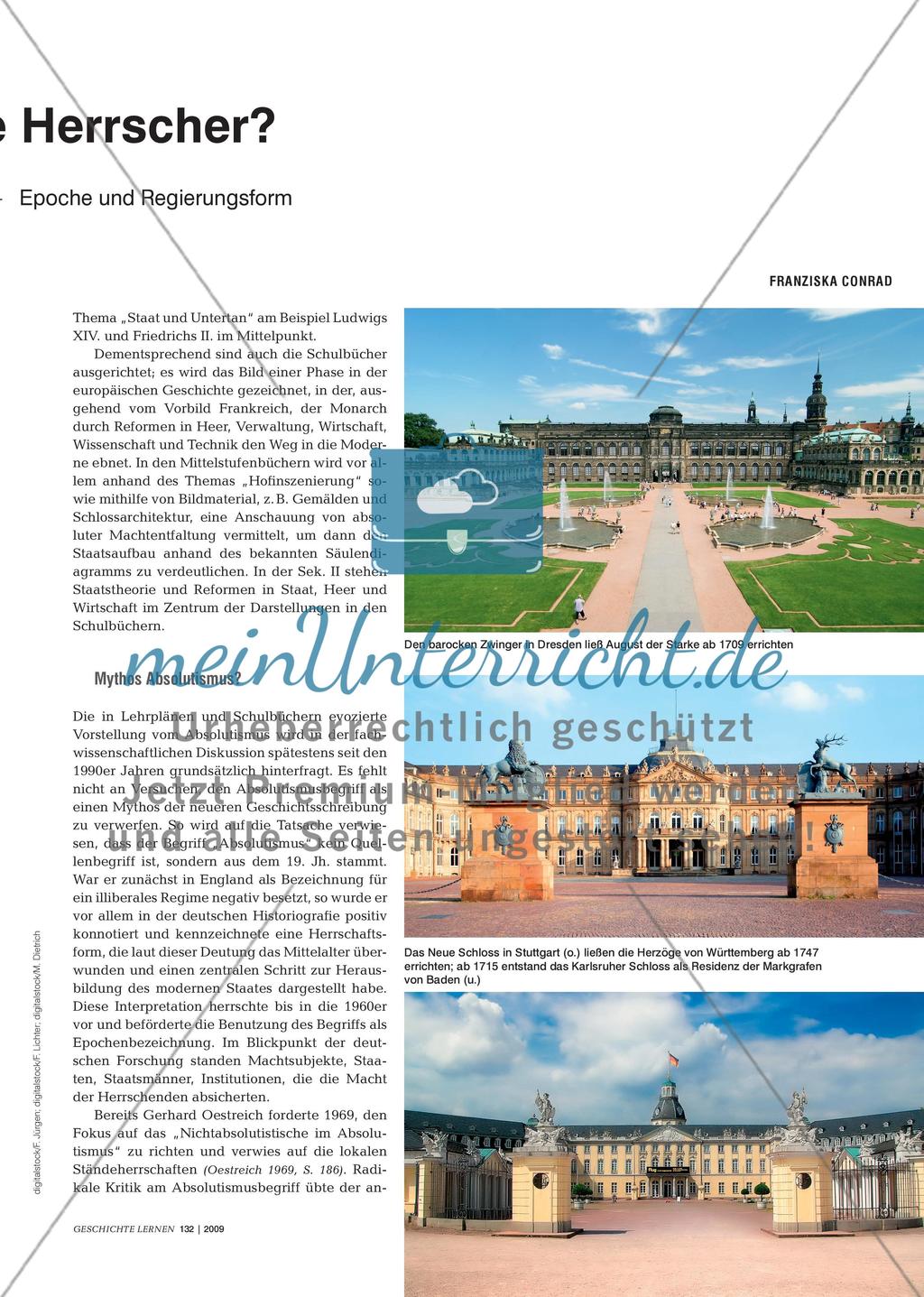 Absolutismus: Fachdidaktische und fachwissenschaftliche Aspekte Preview 2