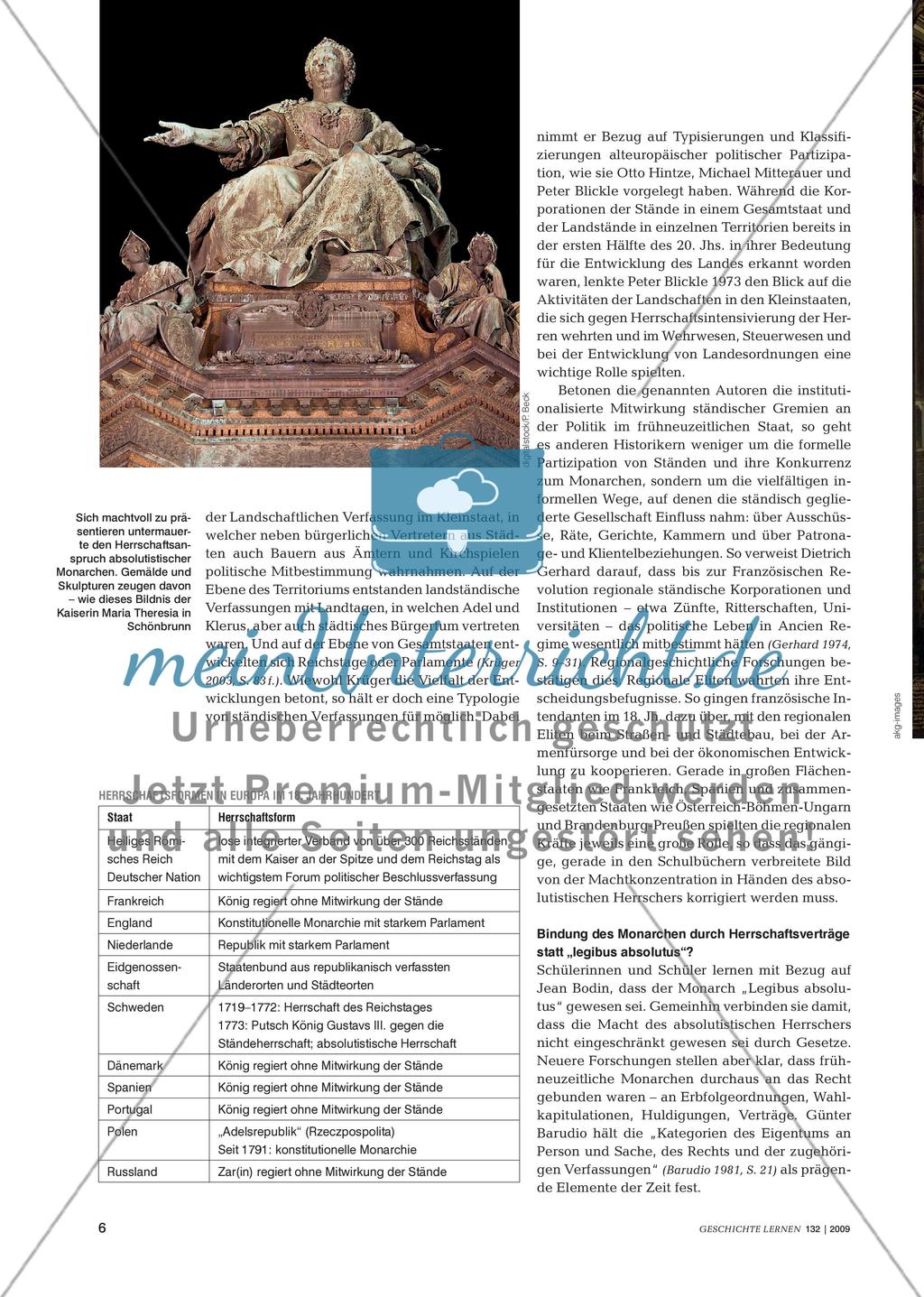 Absolutismus: Fachdidaktische und fachwissenschaftliche Aspekte Preview 5