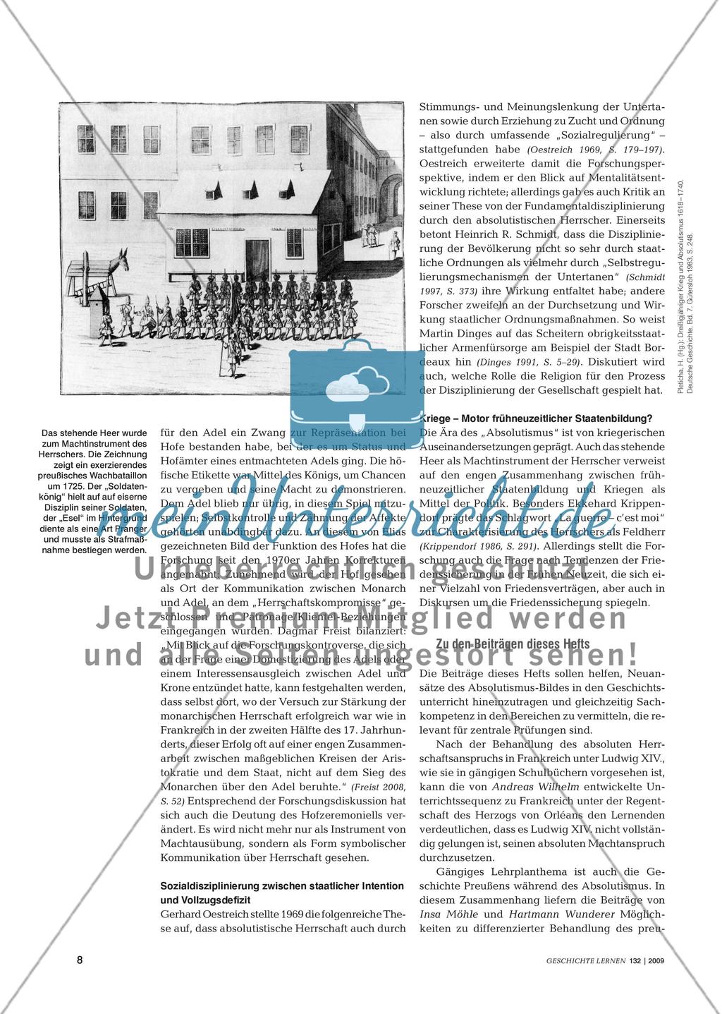 Absolutismus: Fachdidaktische und fachwissenschaftliche Aspekte Preview 7