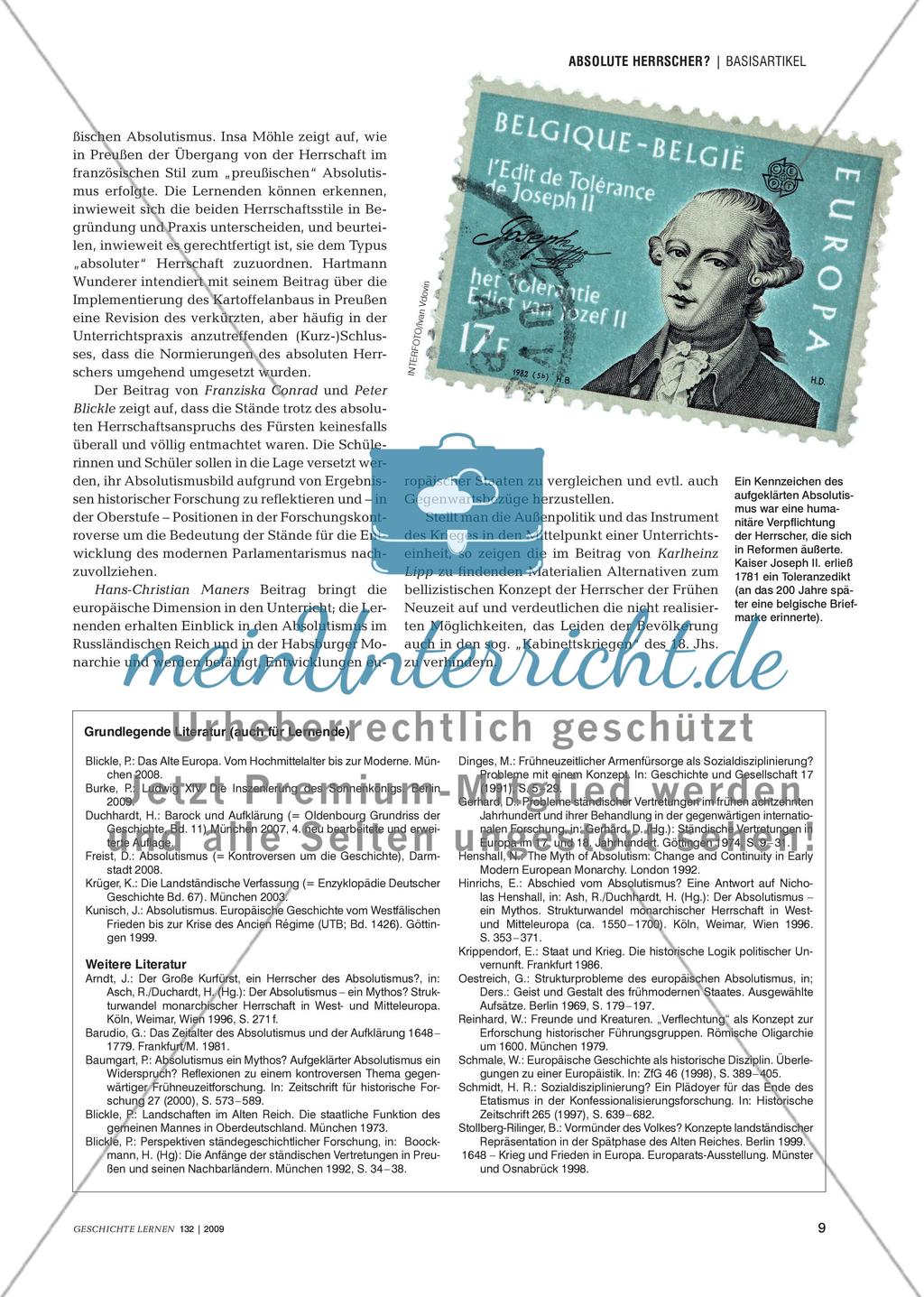 Absolutismus: Fachdidaktische und fachwissenschaftliche Aspekte Preview 8