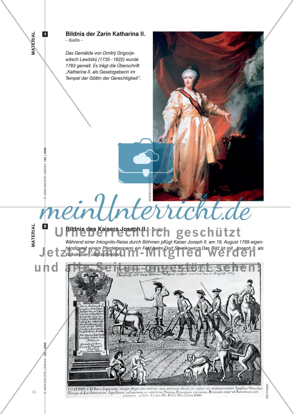Aufgeklärter Absolutismus im östlichen Europa: Ein historischer Vergleich zwischen der Habsburgermonarchie und dem Russischem Reich Preview 5