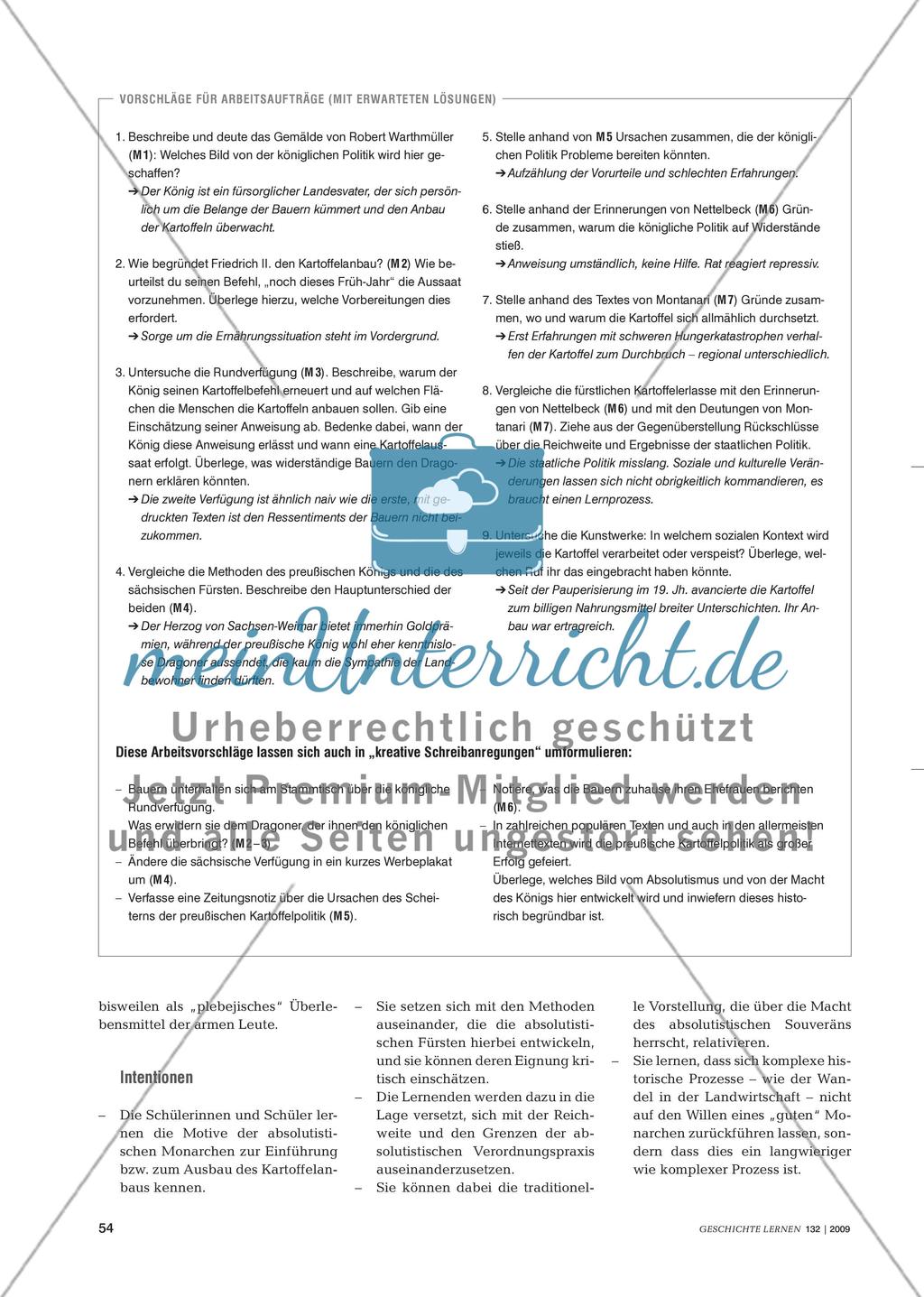 Die Kartoffelpolitik im Absolutismus: Ein komplexes Modernisierungsprojekt Preview 3