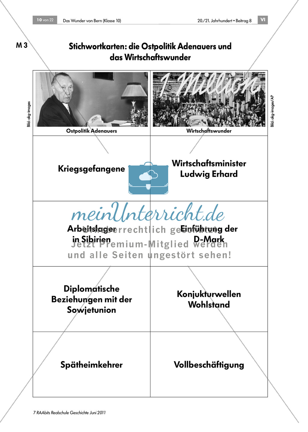 Vorwissen Nachkriegszeit:Stichwortkarten Preview 3