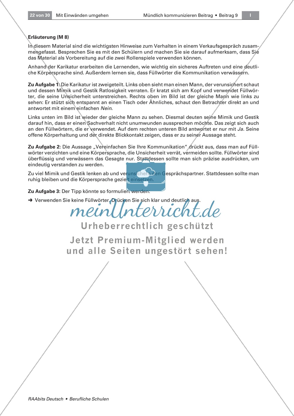 Mit Einwänden umgehen können: Methoden der Einwandbehandlung kennen und einsetzen Preview 8