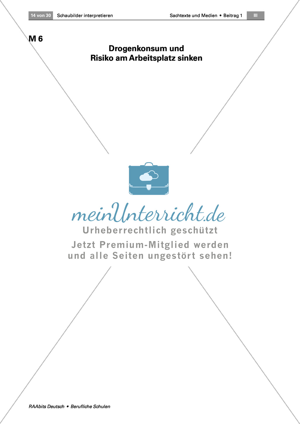 Ein Schaubild interpretieren: Aufbau und Sprache analysieren Preview 1