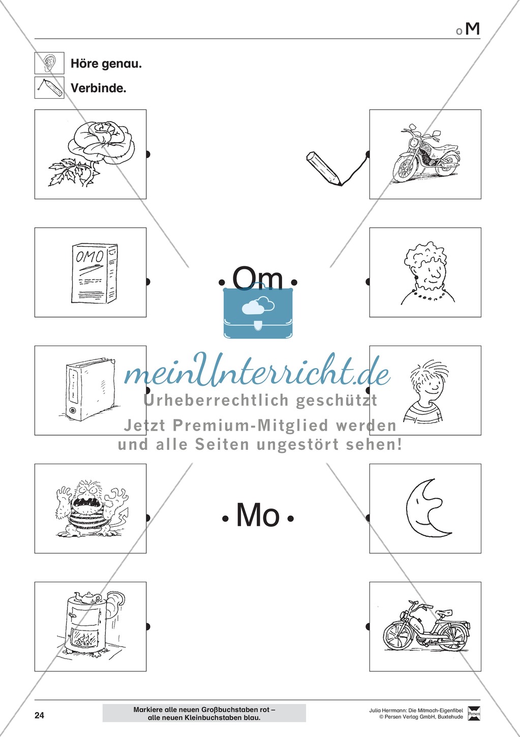Die Mitmach-Erlebnisfibel: Übungen zum Buchstaben M Preview 2