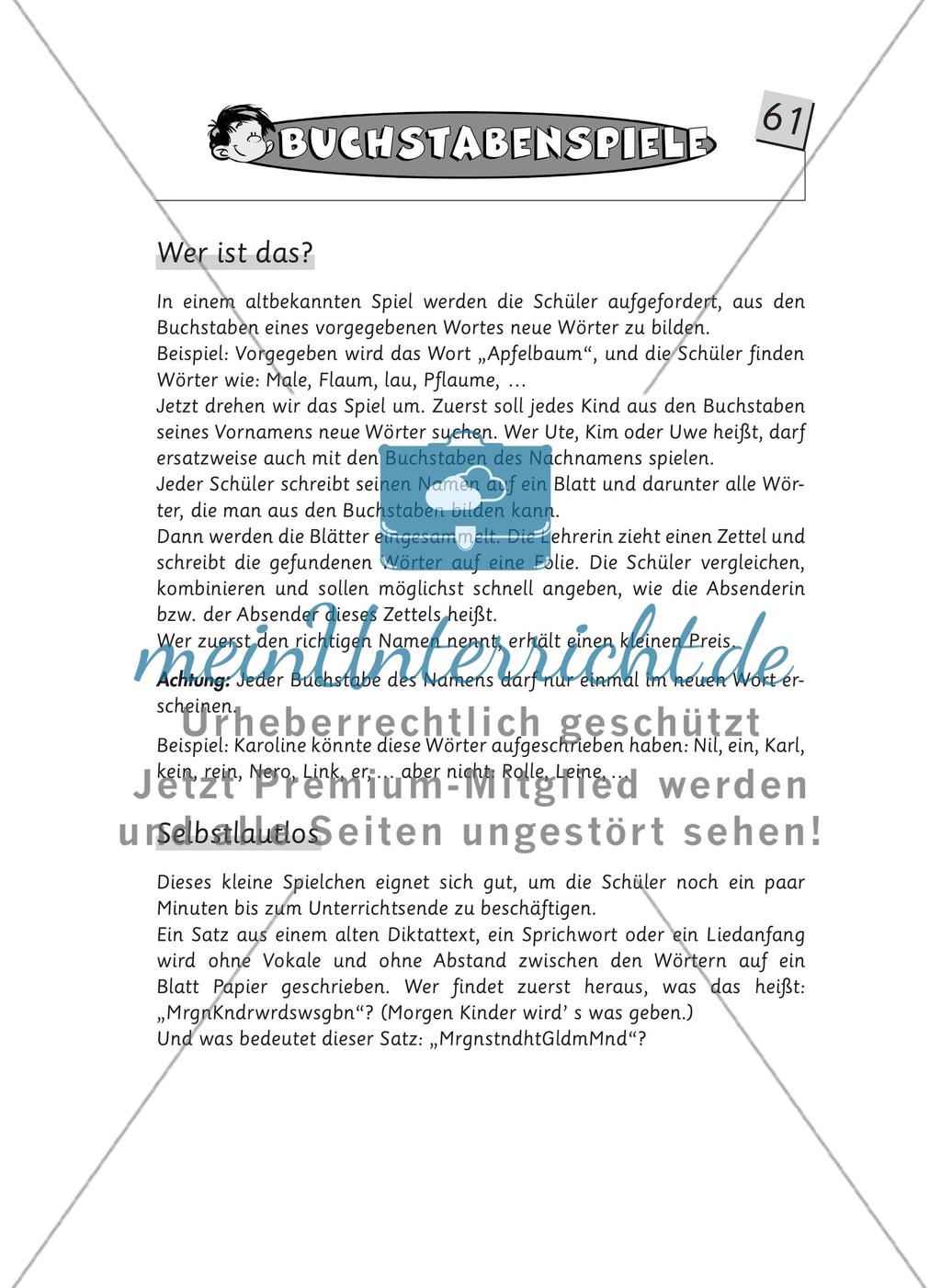 Wir spielen mit Buchstaben Preview 7