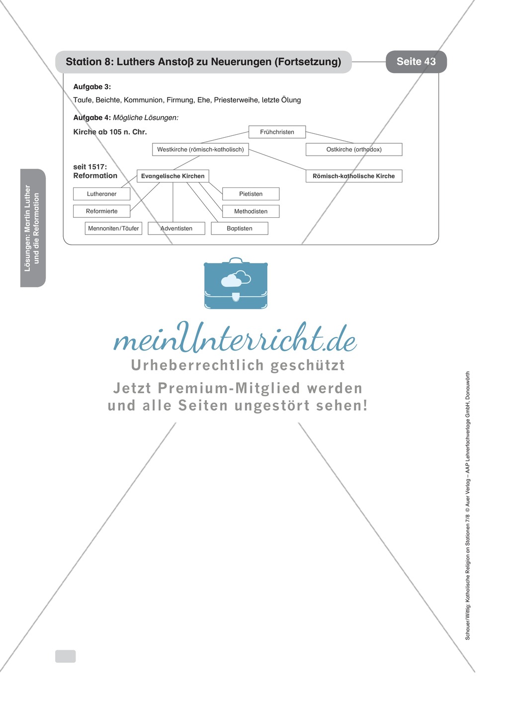 Martin Luther: Anstoß zu Neuerungen. Arbeitsmaterial mit Erläuterungen Preview 4