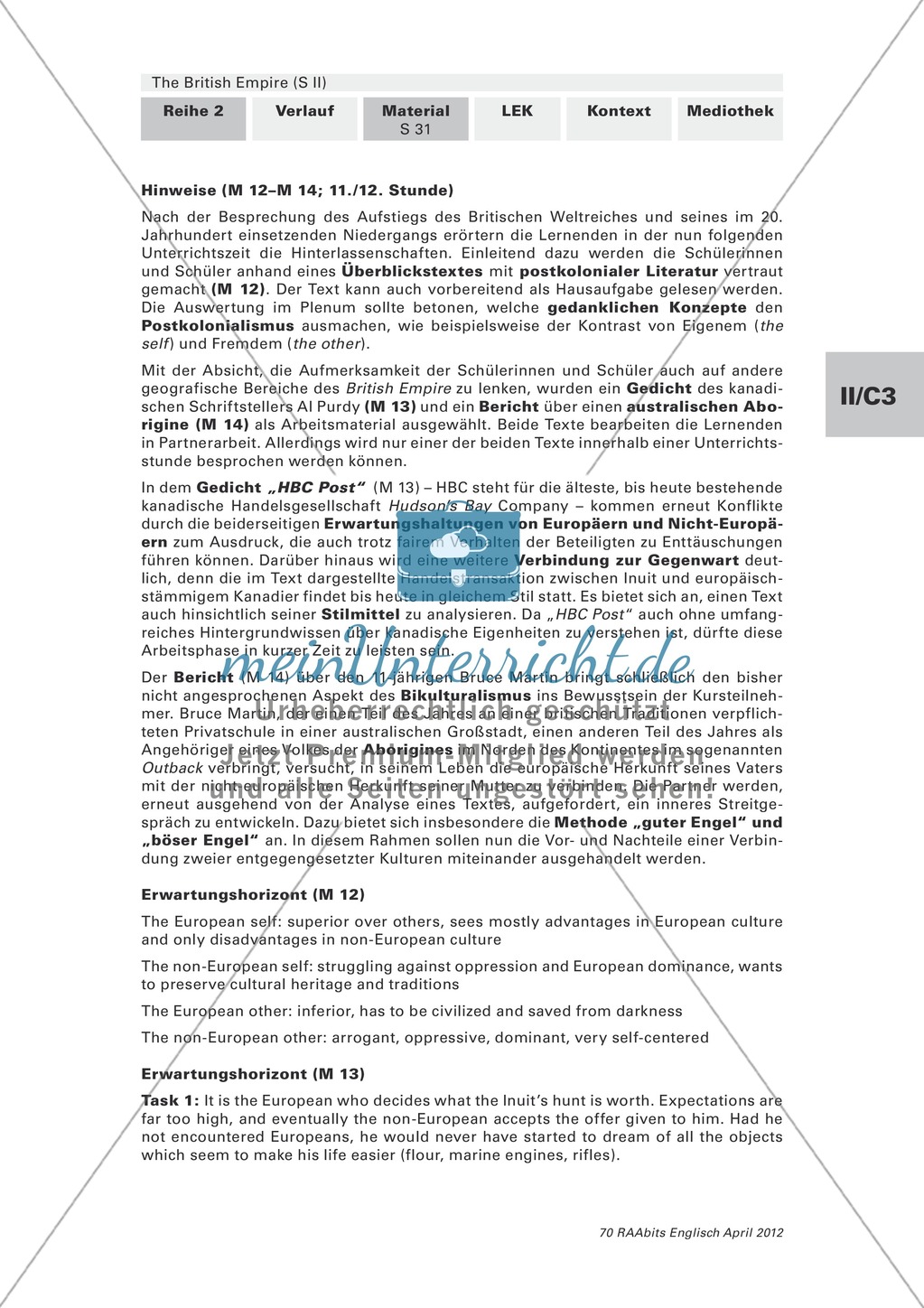 The legacy of the British Empire - postcolonial literature: worksheets and explanations Preview 3