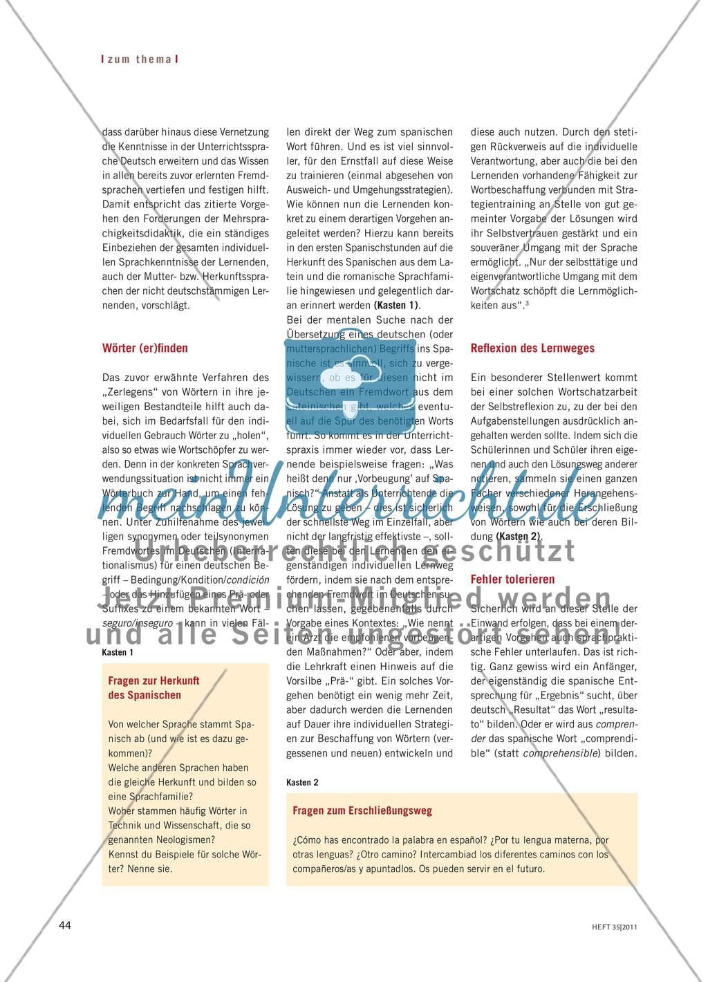 Wörter (er)kennen – Wörter (er)fi nden - Individuelle Wege zur Wortschatzaneignung und -nutzung Preview 3