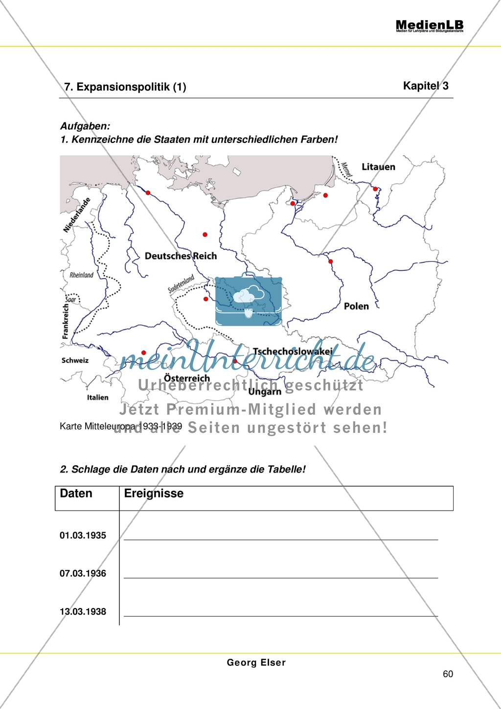 Georg Elser: Die Expansionspolitik Hitlers Preview 1