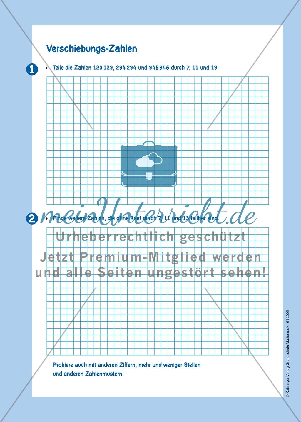 Zahlenornamente und Teilbarkeit Preview 3