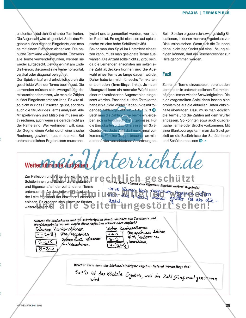 Mit Termen spielen Preview 4
