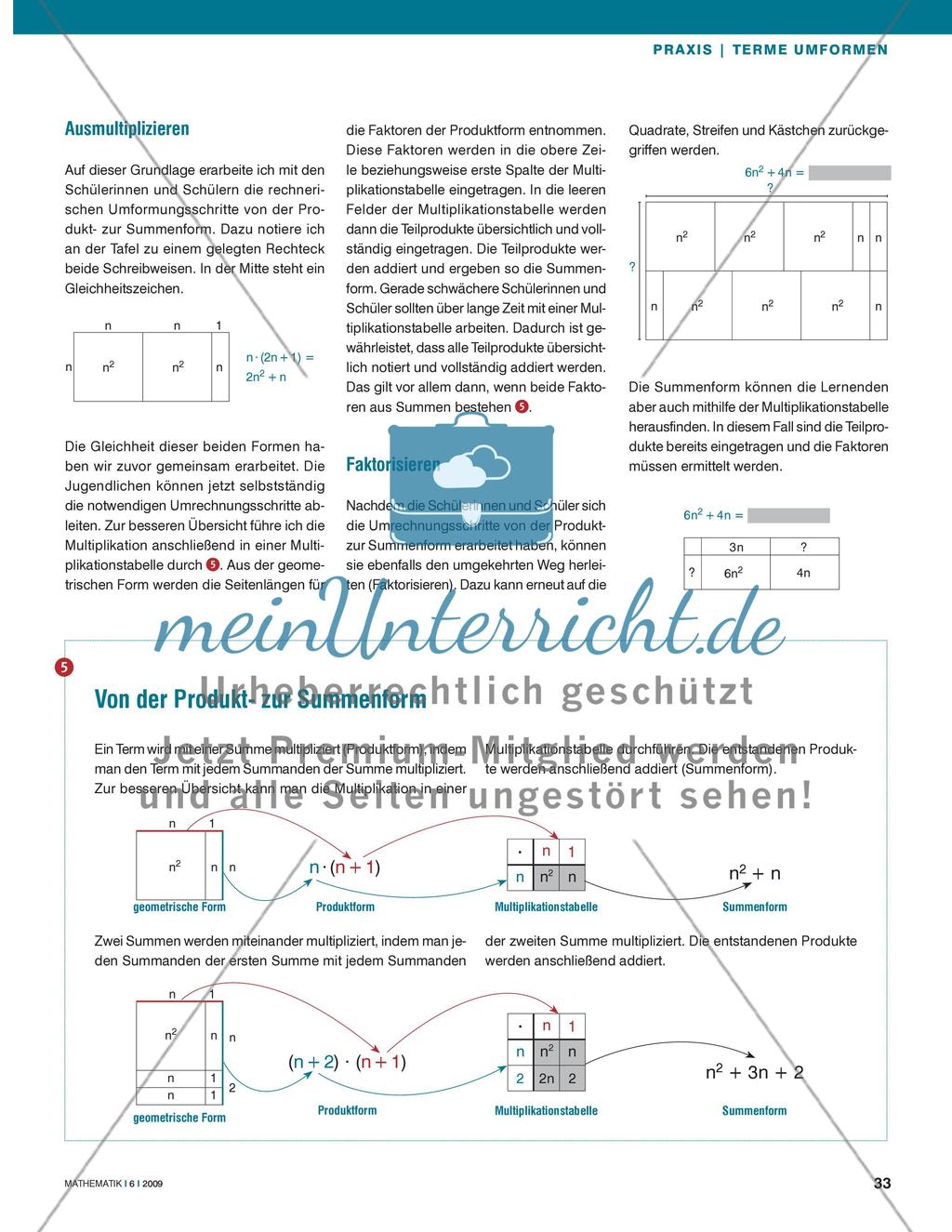 Terme umformen Preview 4