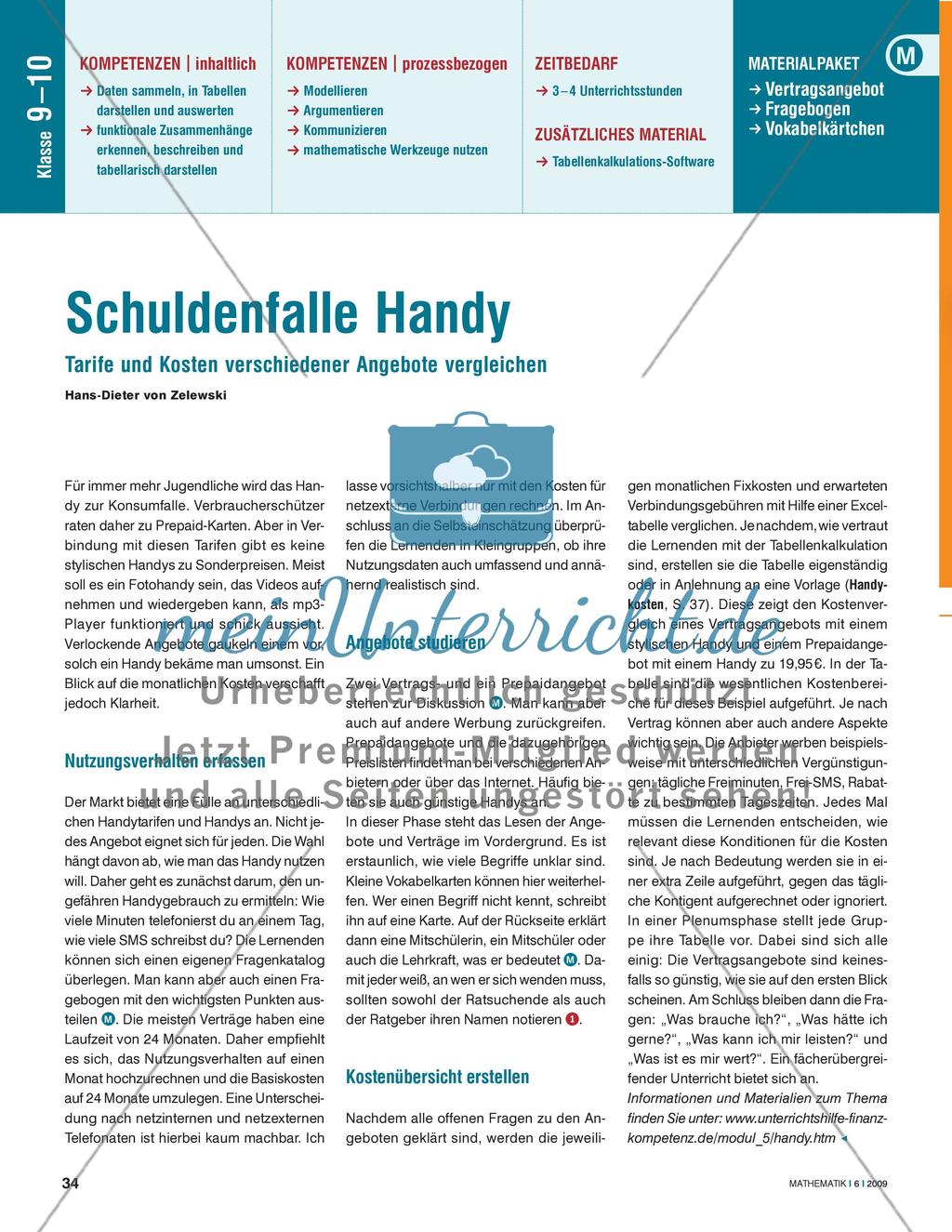 Schuldenfalle Handy Preview 1