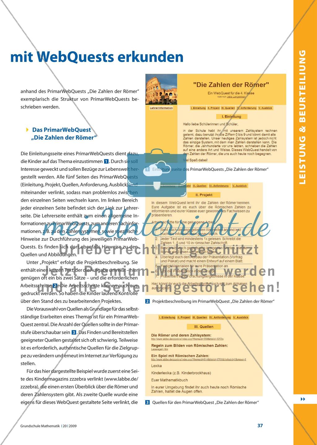 Die Zahldarstellung früher Kulturen mit WebQuests erkunden Preview 2