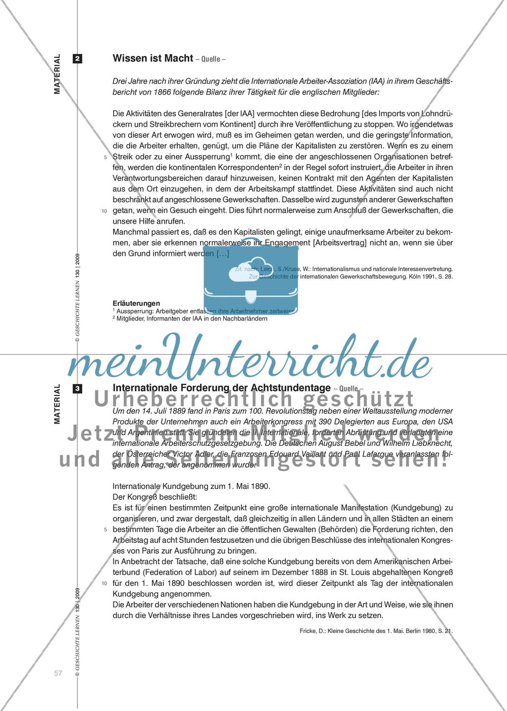 Internationale Gewerkschaftsarbeit: Globalisierung auf Arbeiterseite Preview 4