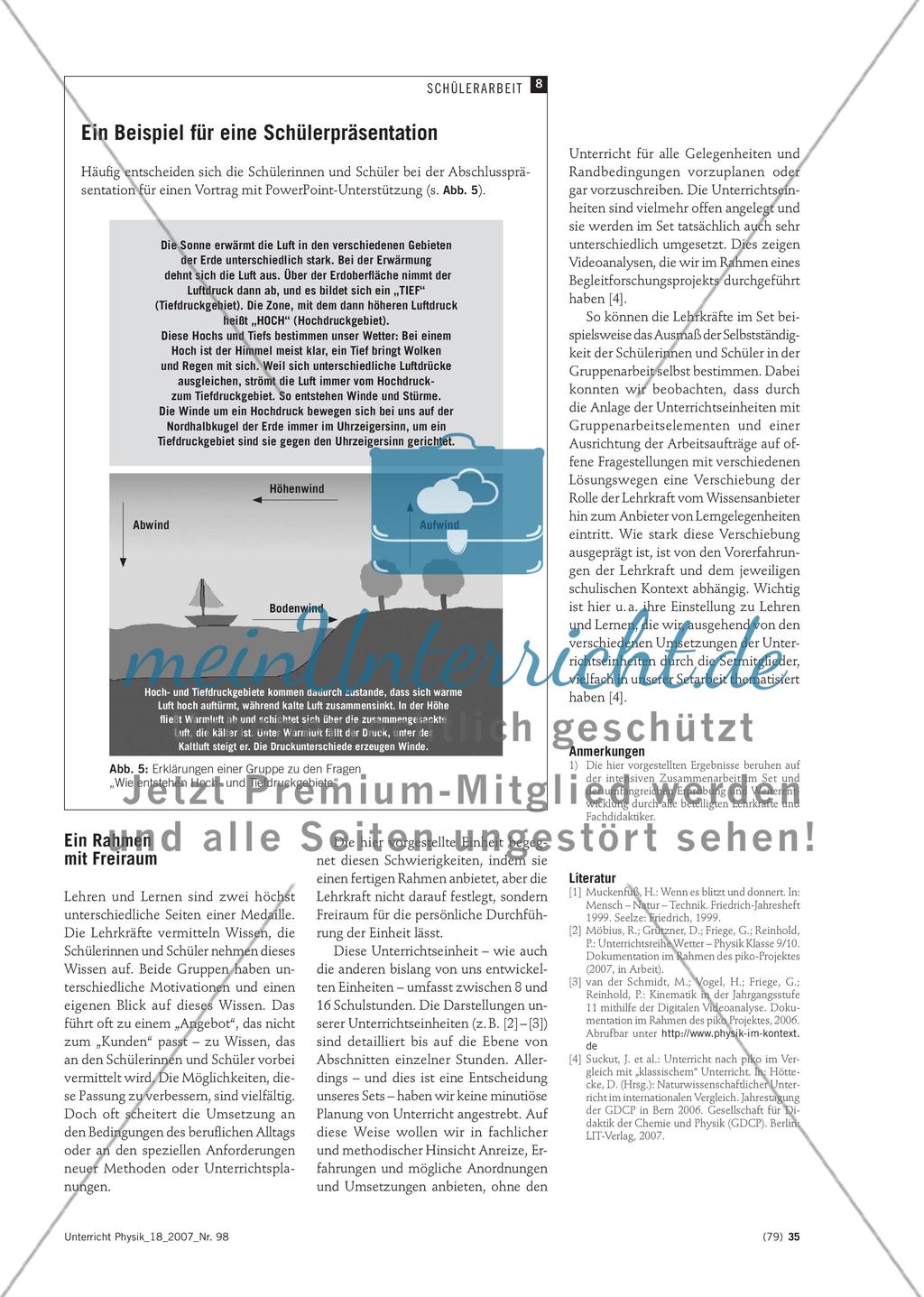 Was wollen wir über Wind und Wetter wissen? - Lernen in lebensnahen Kontexten Preview 6