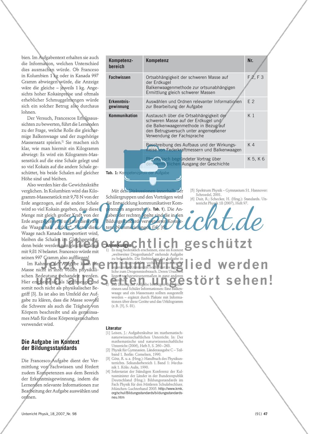 Drogenbaron contra Mafia - Eine Lernaufgabe zum Thema