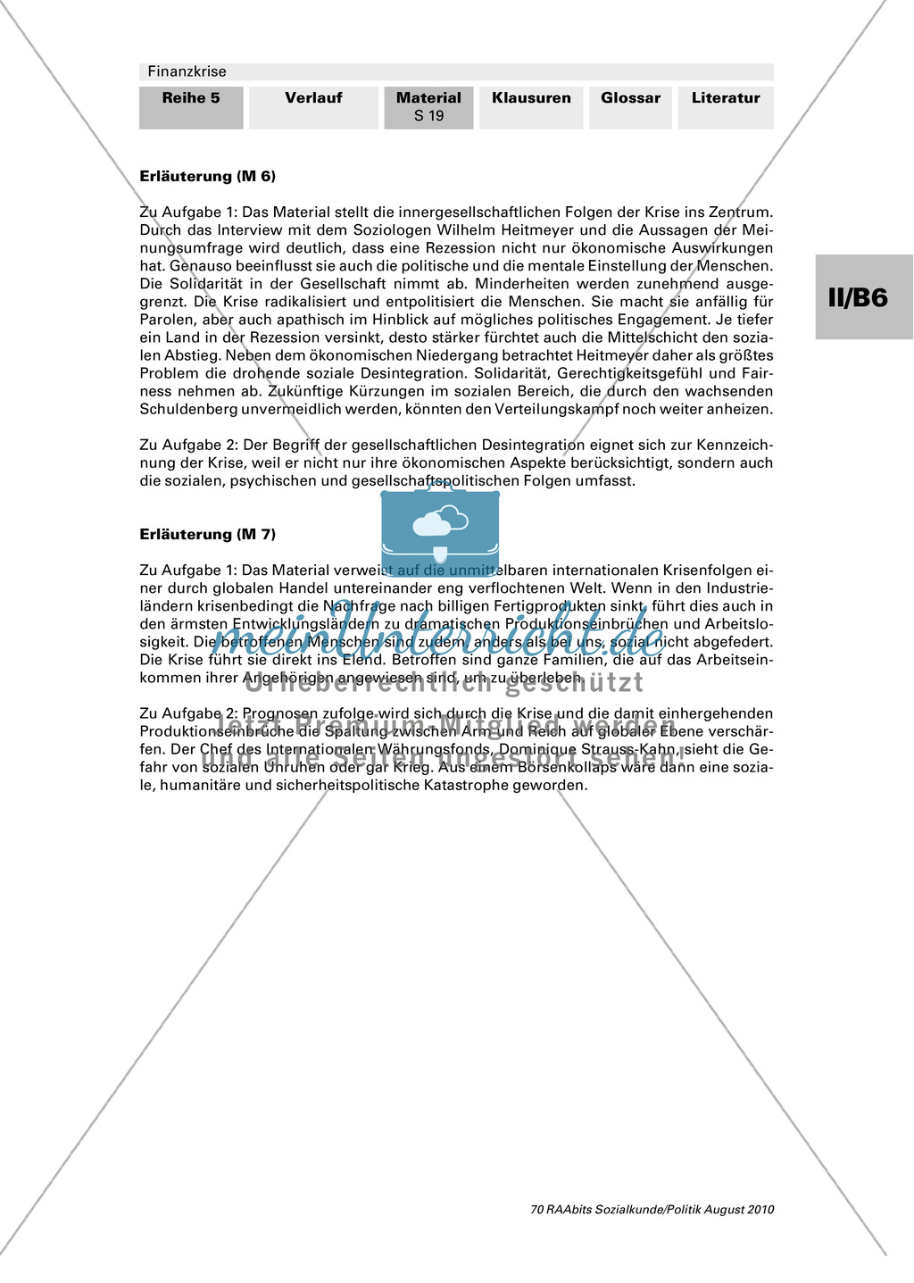 Folgen der Weltwirtschaftskrise für Entwicklungs- und Schwellenländer: Arbeitsmaterial mit Erläuterungen Preview 3