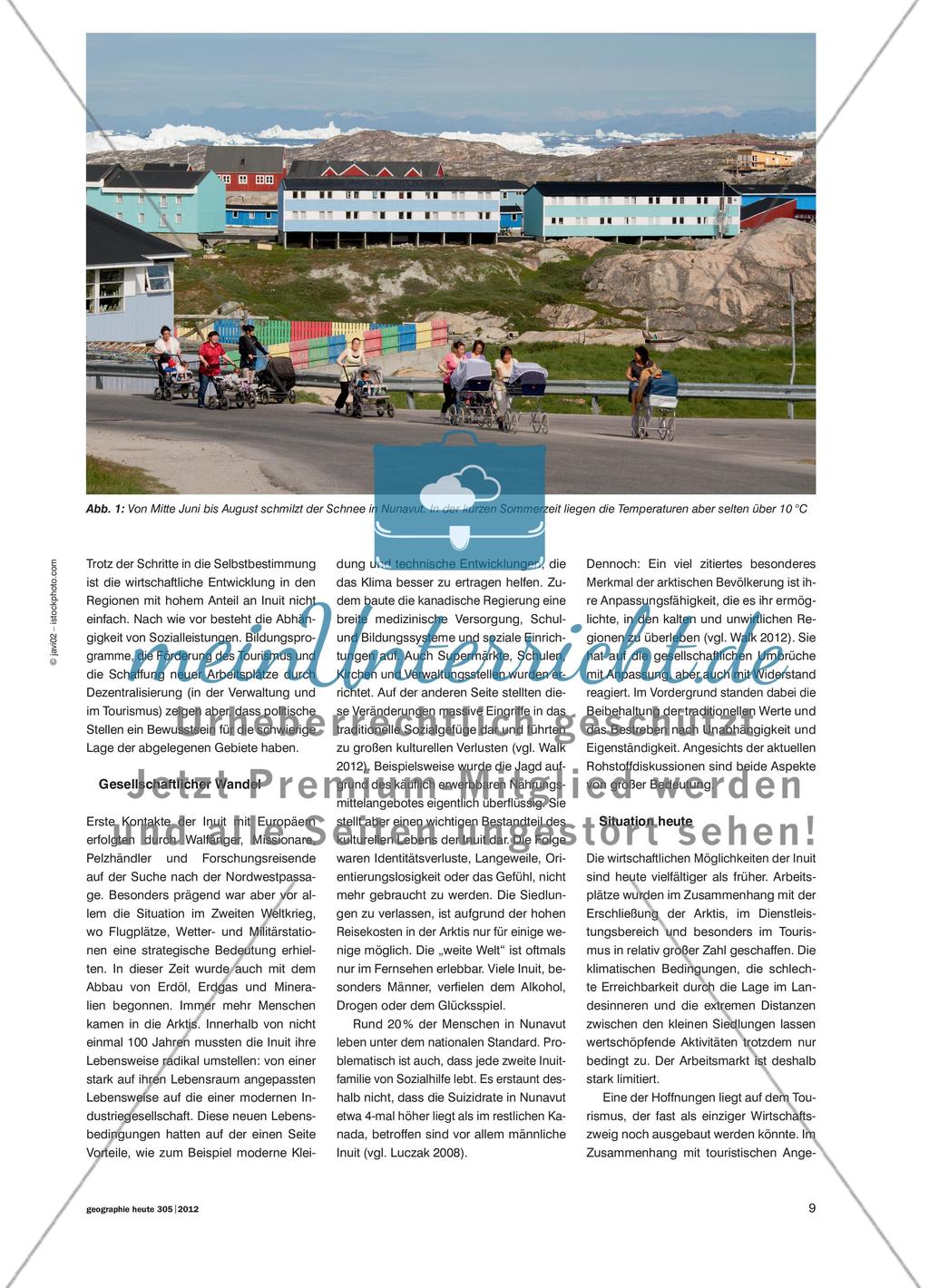 Inuit – Leben zwischen Tradition und Moderne - Gesellschaftlicher Wandel der kanadischen Inuit Preview 2