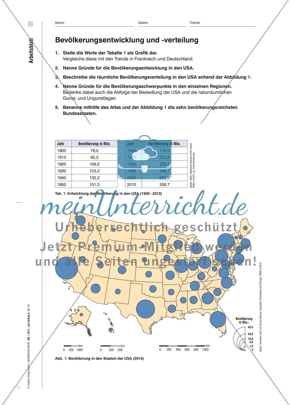 Bevölkerungswandel in den USA - Neue ethnische Strukturen und regionale Muste Preview 3