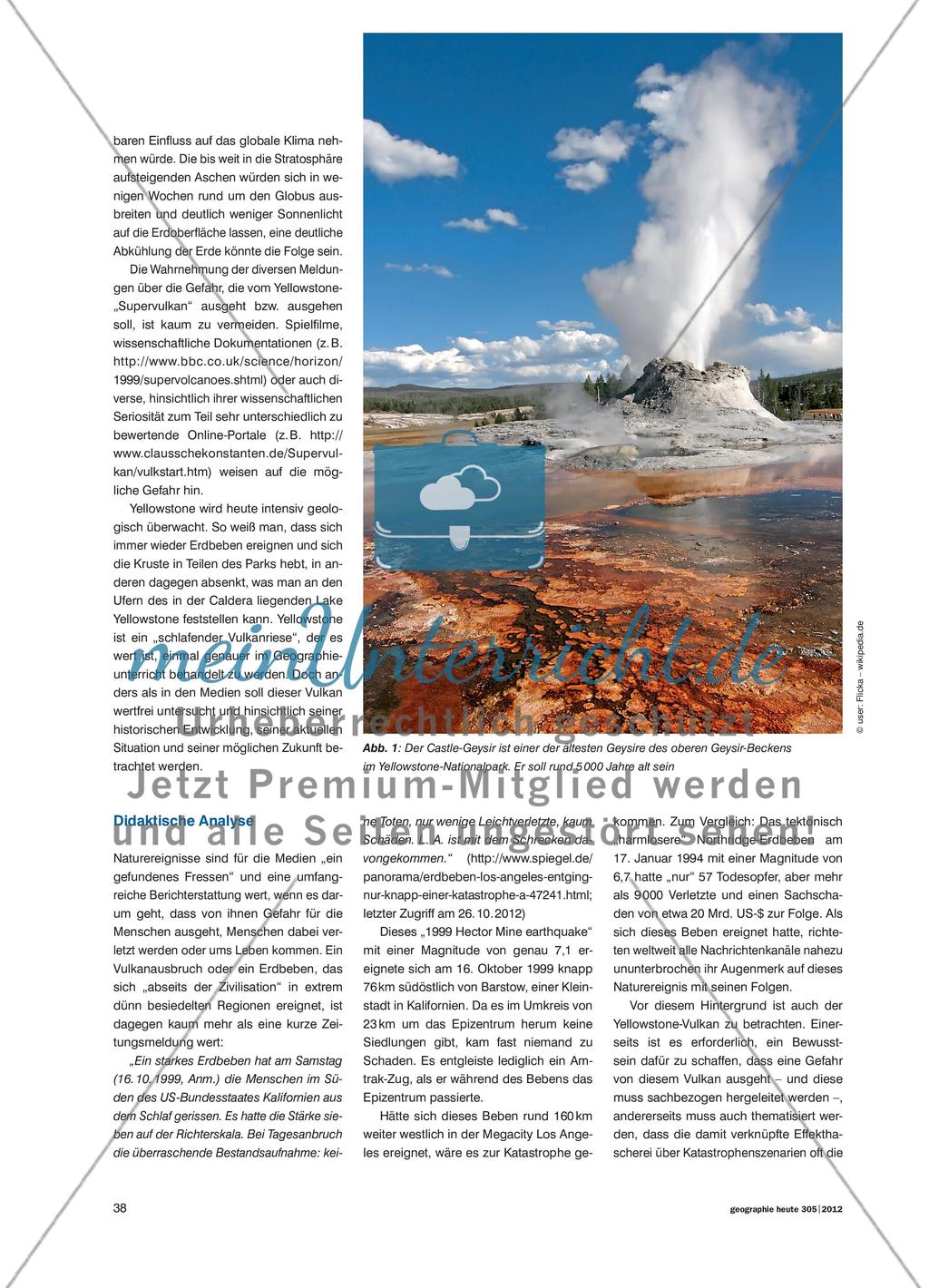 Yellowstone: „Supervulkan“ oder nur Vulkan? - Entstehung, Gegenwart und Überlegungen zu seiner Zukunft Preview 2