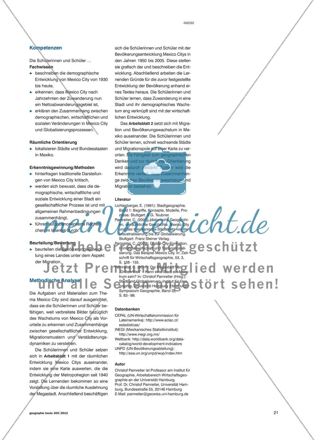 Mexico City – ein Monstrum? - Von der nationalen Industriemetropole zur Global City Preview 4
