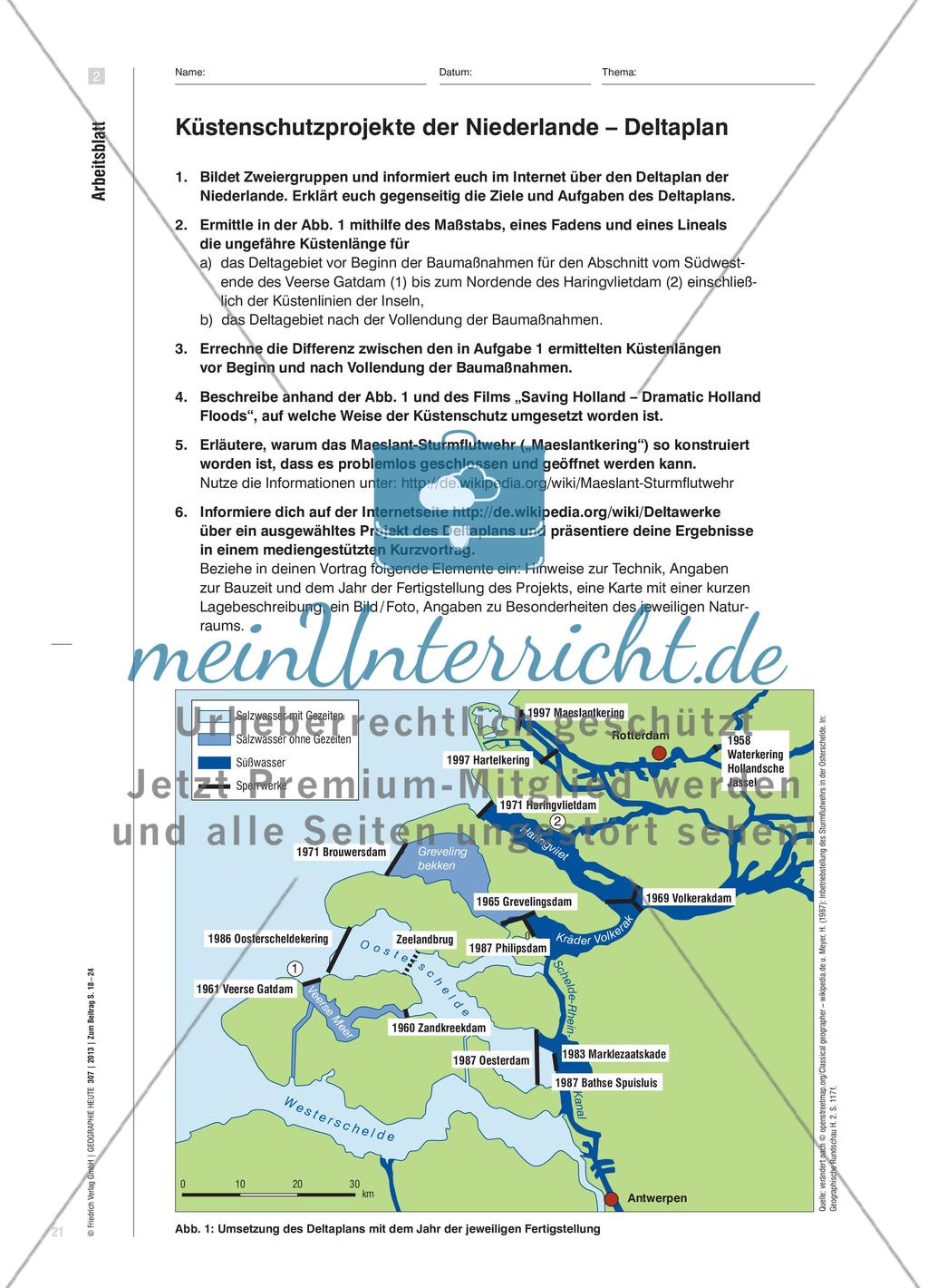 Der Deltaplan der Niederlande - Eine Küstenlandschaft verändert sich Preview 4