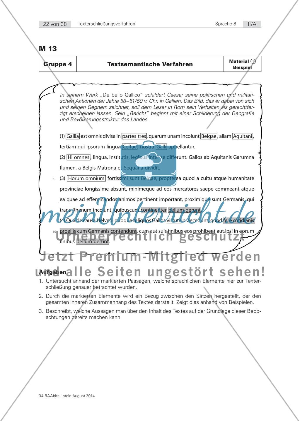 Gruppenpuzzle „Texterschließungsverfahren“ & Präsentationsphase „Der Weg durch den Text“ Preview 12