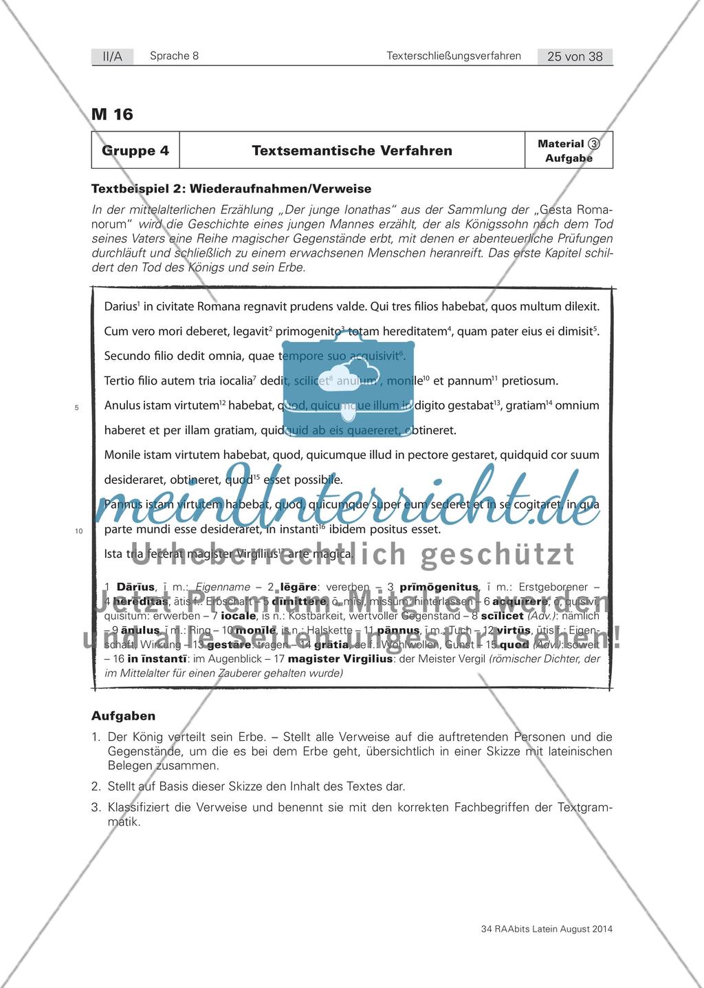 Gruppenpuzzle „Texterschließungsverfahren“ & Präsentationsphase „Der Weg durch den Text“ Preview 15