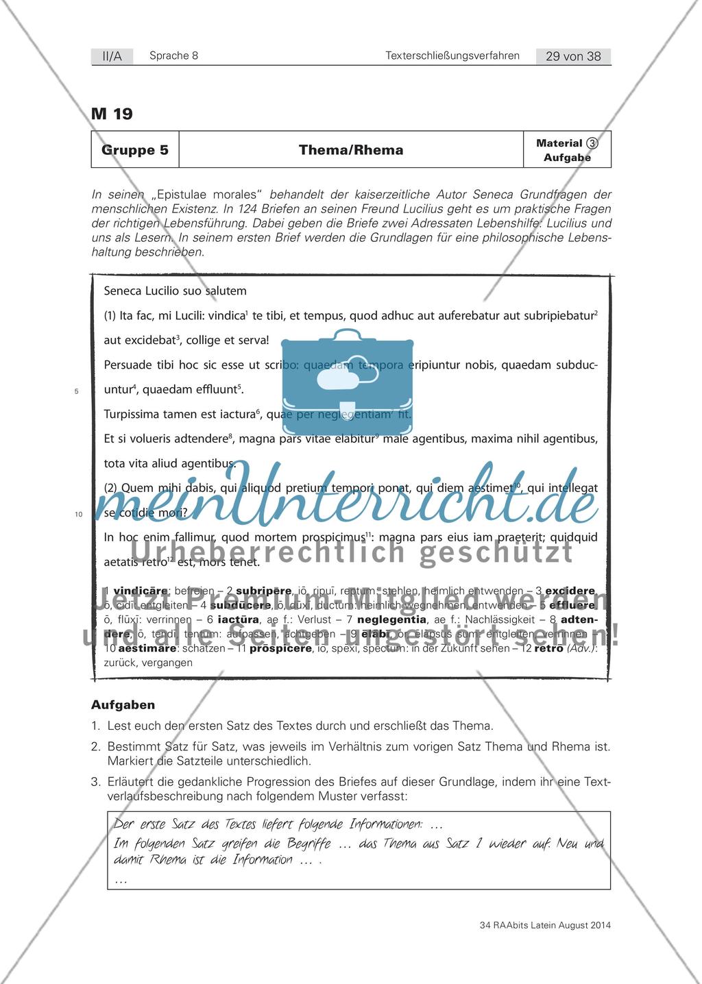 Gruppenpuzzle „Texterschließungsverfahren“ & Präsentationsphase „Der Weg durch den Text“ Preview 19