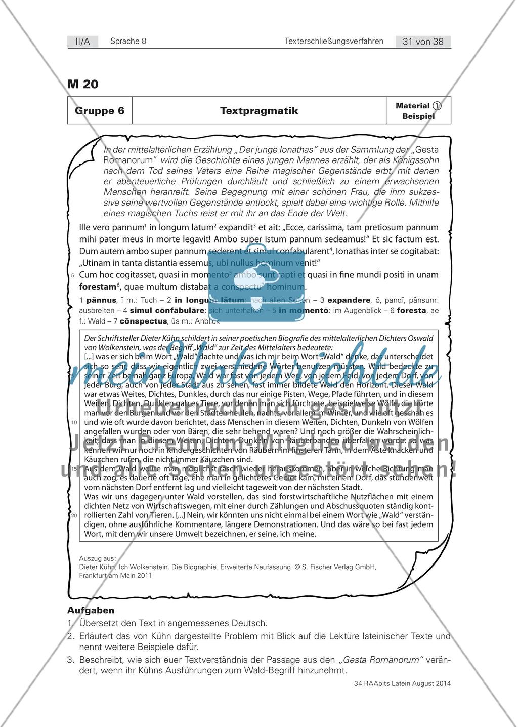 Gruppenpuzzle „Texterschließungsverfahren“ & Präsentationsphase „Der Weg durch den Text“ Preview 21