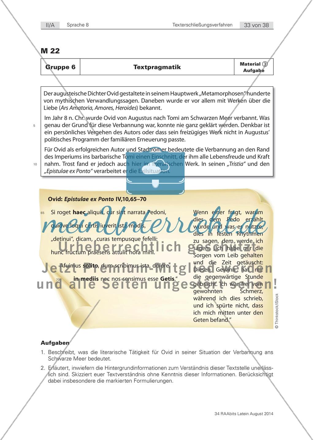 Gruppenpuzzle „Texterschließungsverfahren“ & Präsentationsphase „Der Weg durch den Text“ Preview 23