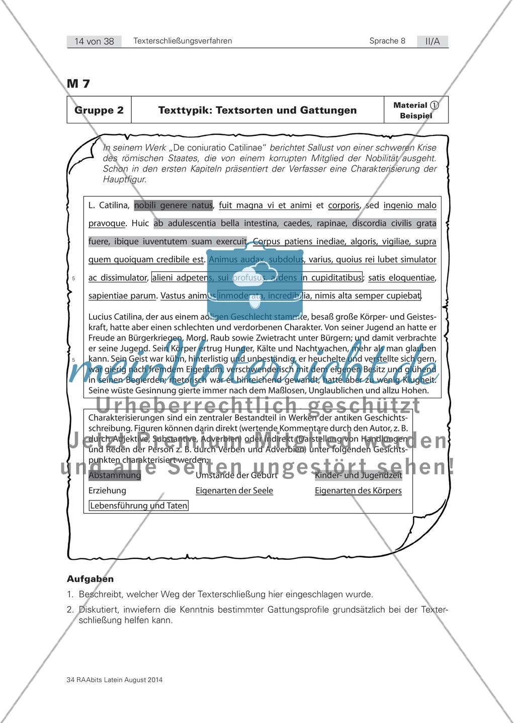 Gruppenpuzzle „Texterschließungsverfahren“ & Präsentationsphase „Der Weg durch den Text“ Preview 4