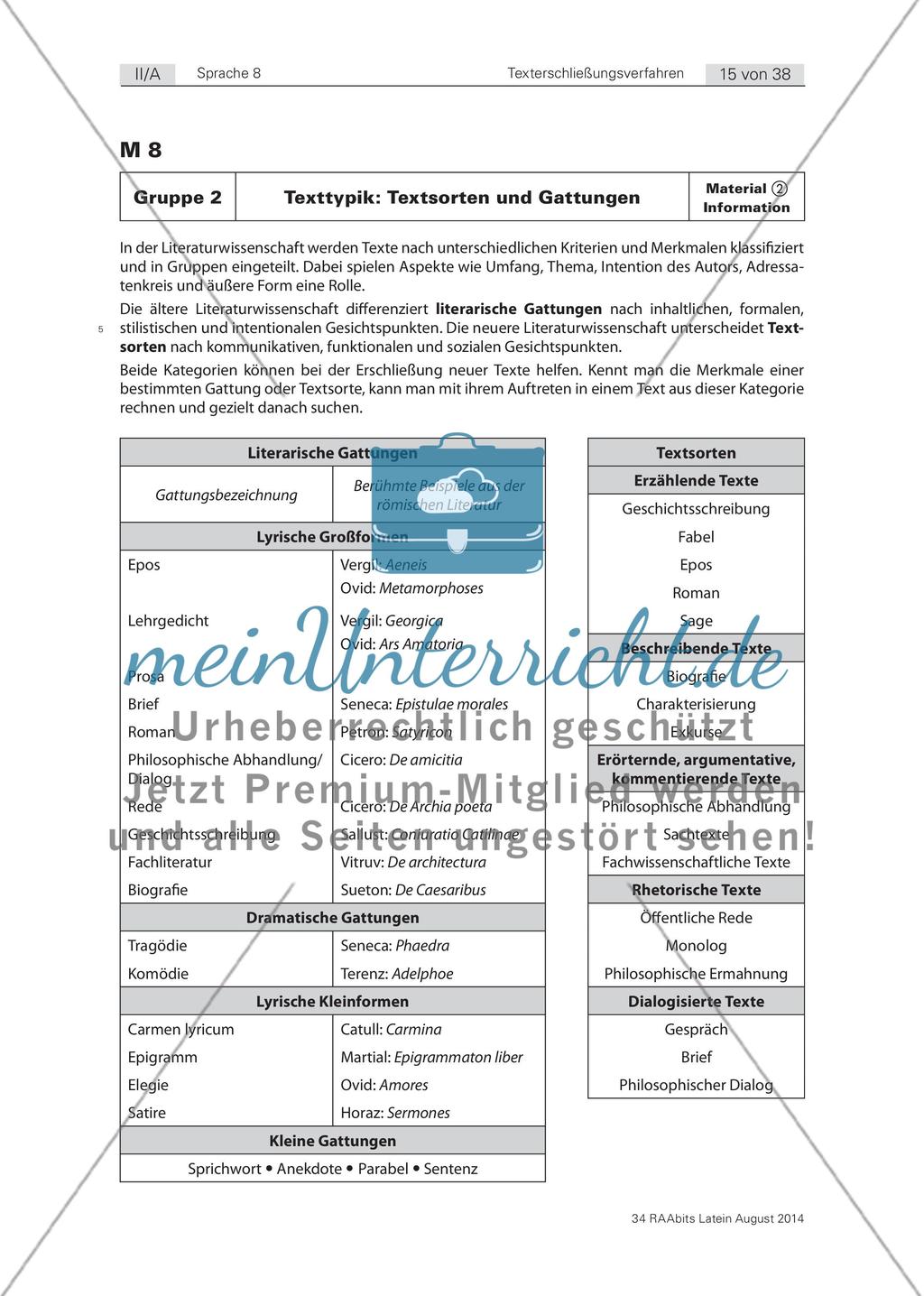 Gruppenpuzzle „Texterschließungsverfahren“ & Präsentationsphase „Der Weg durch den Text“ Preview 5