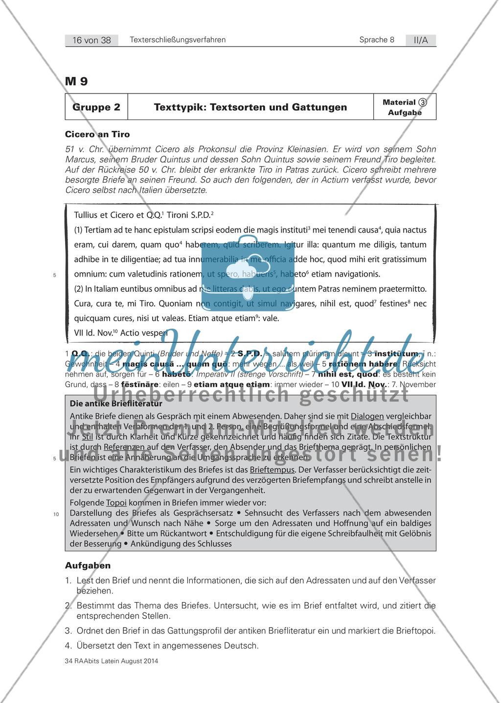 Gruppenpuzzle „Texterschließungsverfahren“ & Präsentationsphase „Der Weg durch den Text“ Preview 6