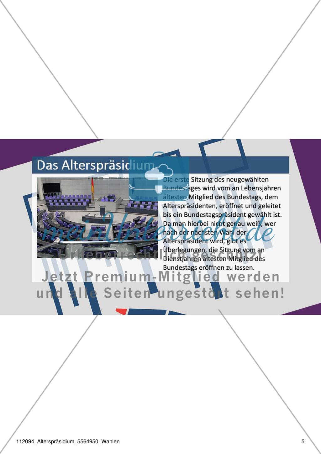 Wahlen - Bildimpuls: Alterspräsidium Preview 1