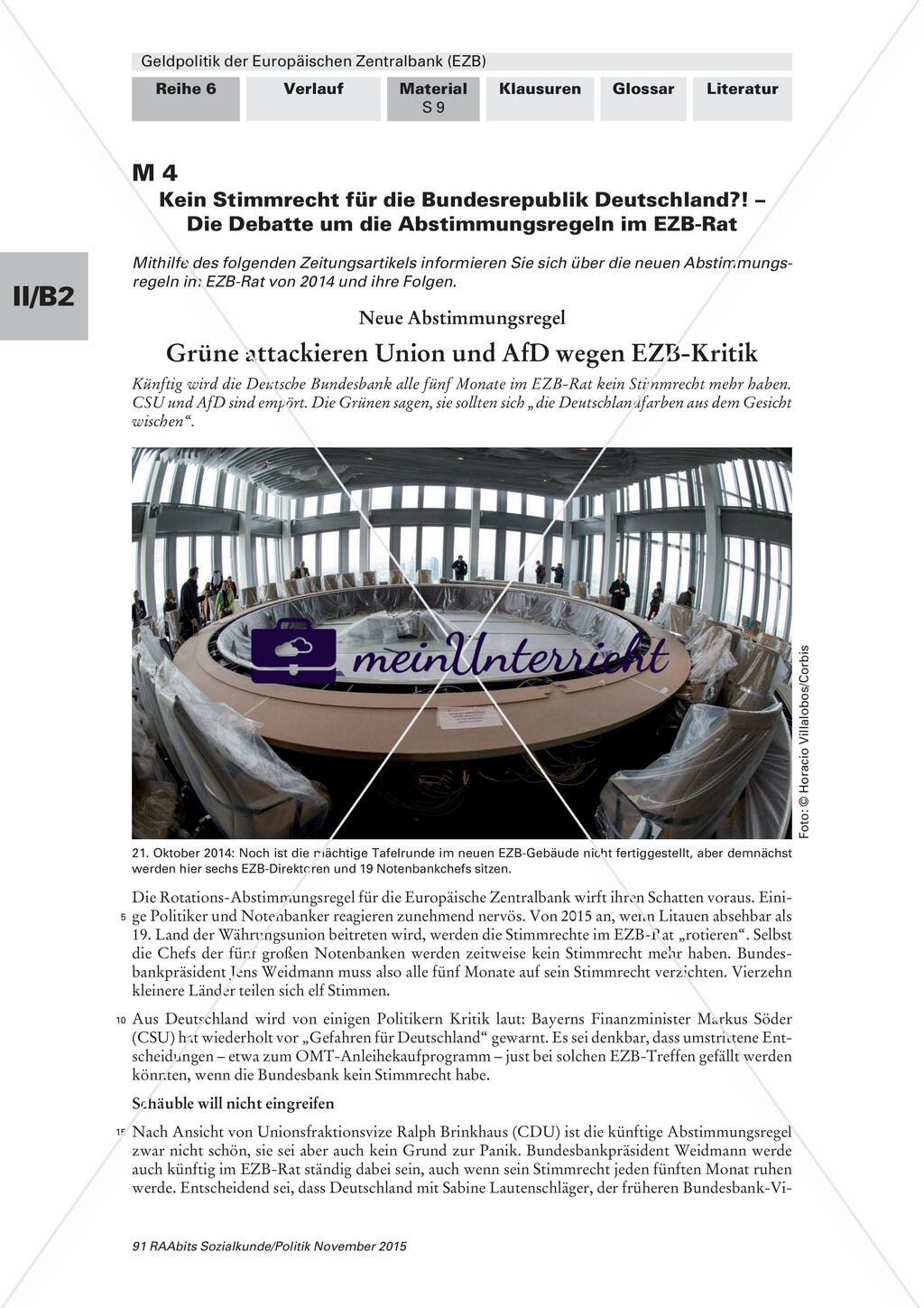 Bedeutung der EZB für die Europäische Währungsunion Preview 9
