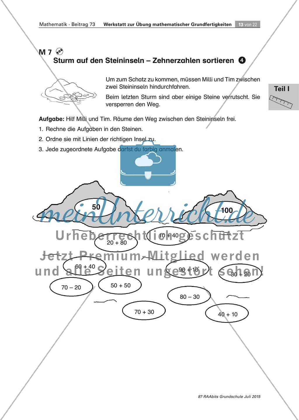Mathematische Grundfertigkeiten: Piratenwerkstatt Preview 13