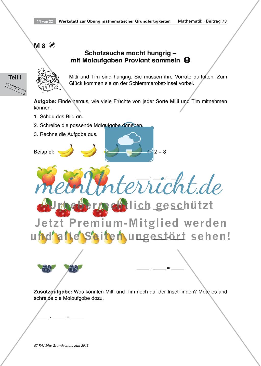 Mathematische Grundfertigkeiten: Piratenwerkstatt Preview 14
