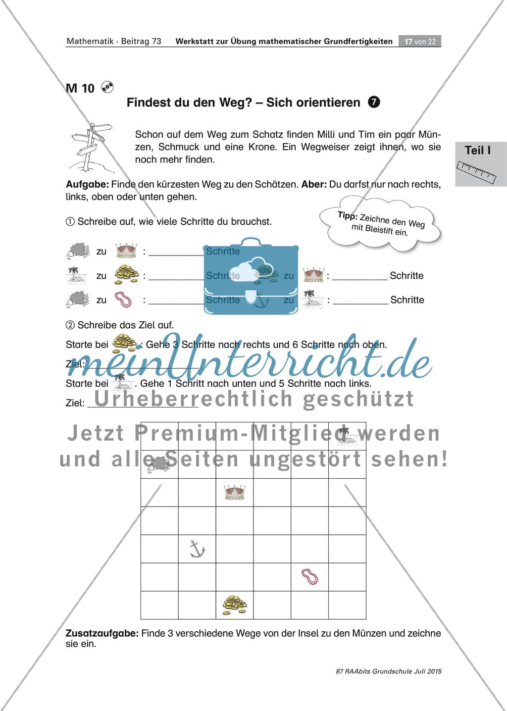 Mathematische Grundfertigkeiten: Piratenwerkstatt Preview 17
