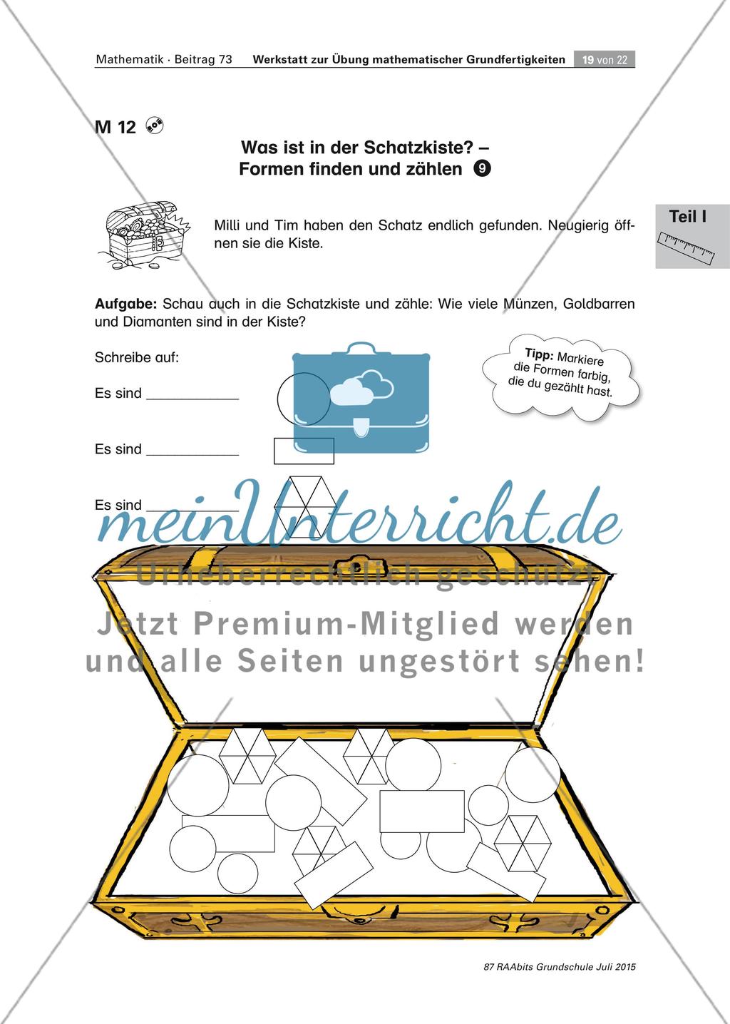 Mathematische Grundfertigkeiten: Piratenwerkstatt Preview 19