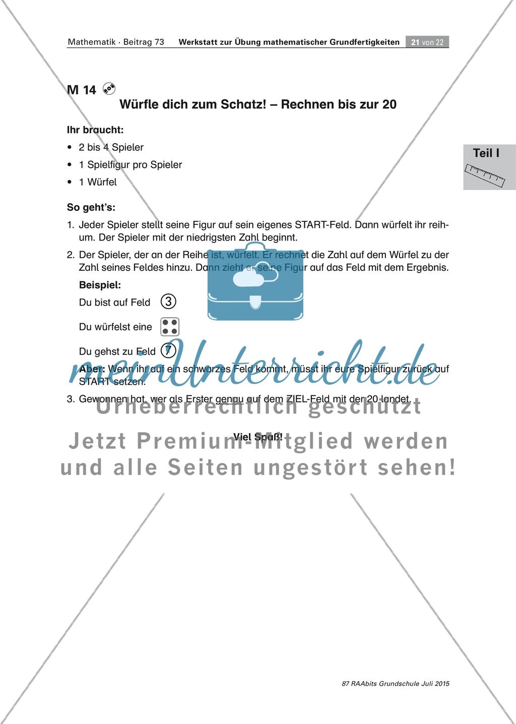 Mathematische Grundfertigkeiten: Piratenwerkstatt Preview 21