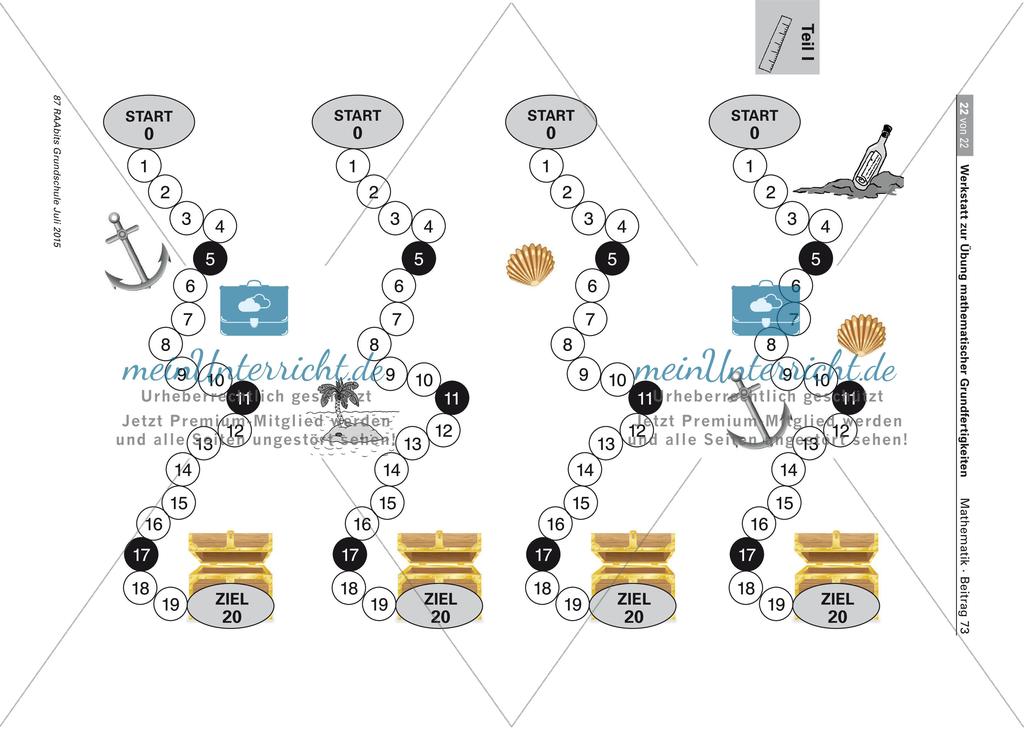 Mathematische Grundfertigkeiten: Piratenwerkstatt Preview 22