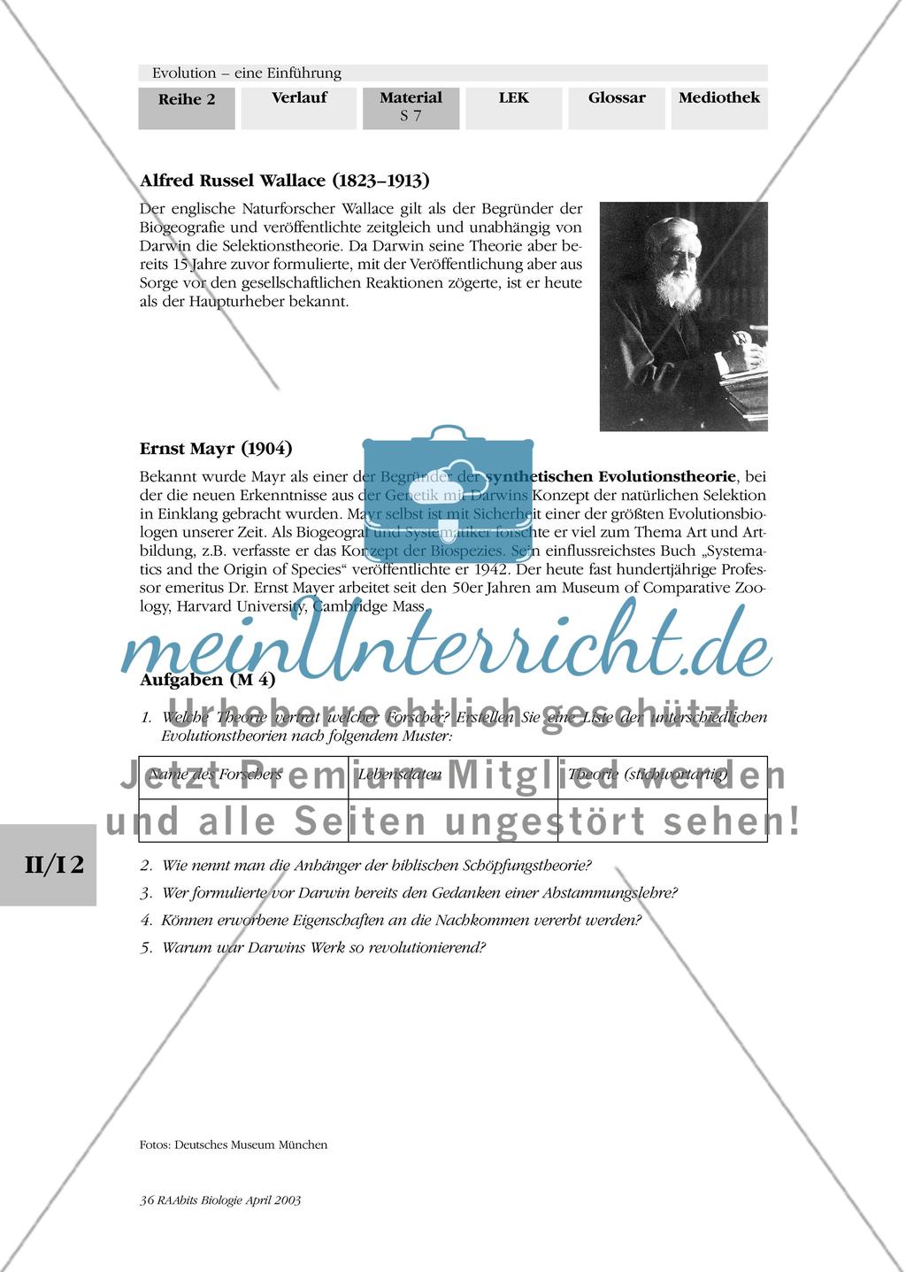 Evolutionstheorie Preview 3