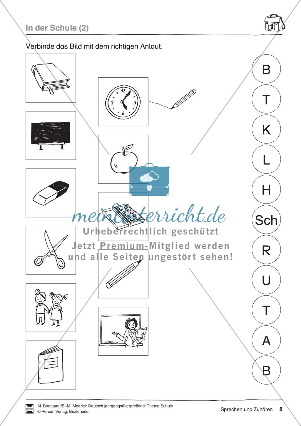 Deutsch jahrgangsübergreifend: Thema Schule Preview 10