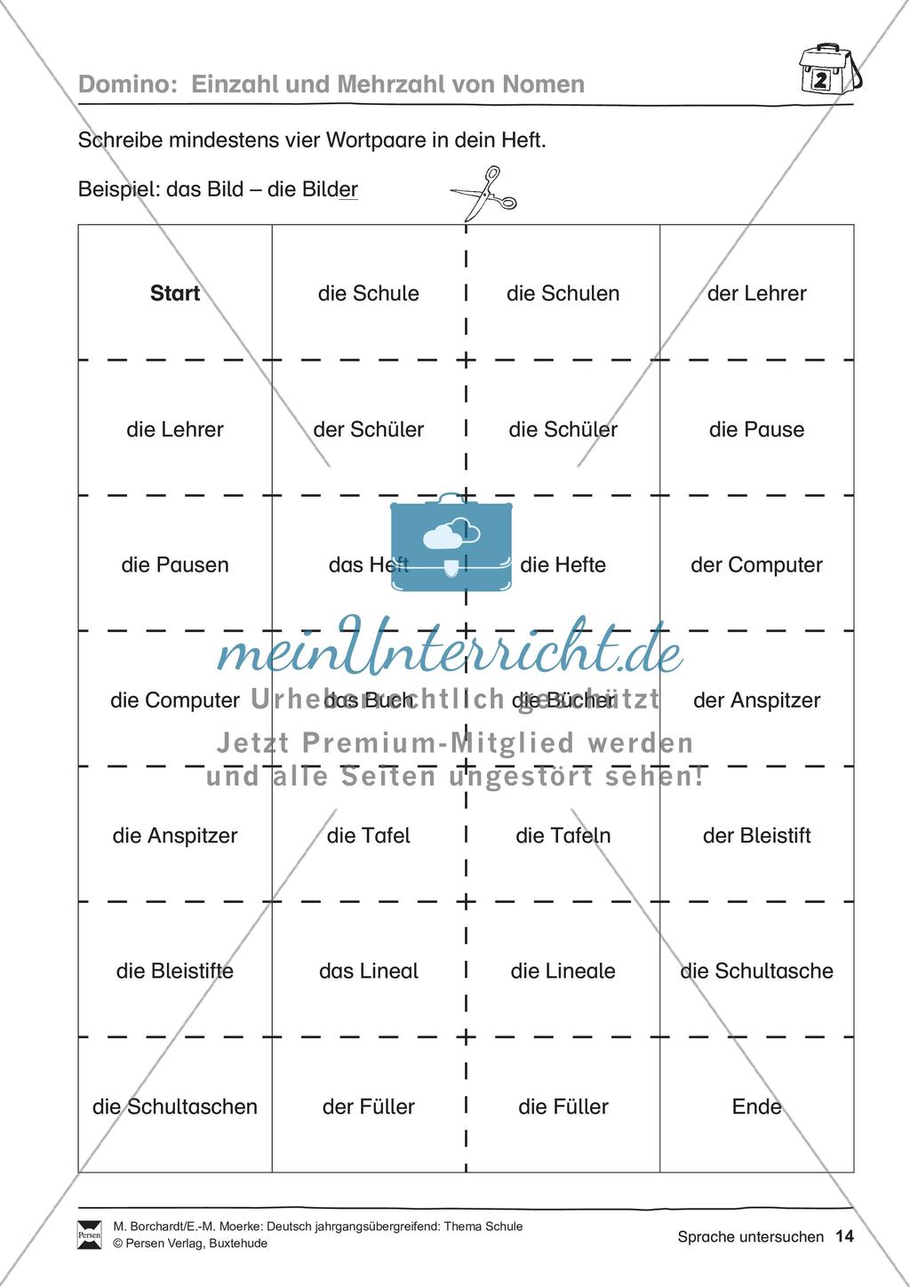 Deutsch jahrgangsübergreifend: Thema Schule Preview 16