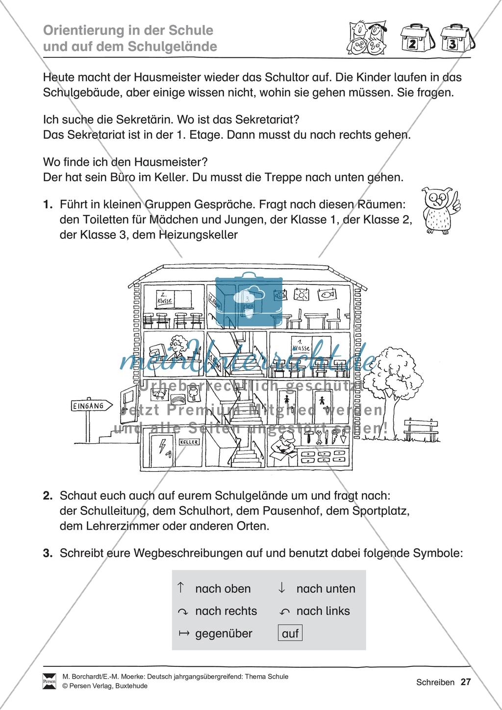 Deutsch jahrgangsübergreifend: Thema Schule Preview 29